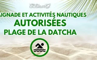 Autorisation de baignade et de pratique d'activités nautiques à la plage de la Datcha au Gosier