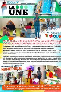Mercredi, jour des enfants, la Médiathèque Raoul Georges Nicolo propose des activités