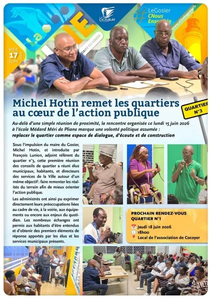 Le Gosier remet le quartier au cœur de l'action publique