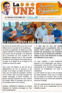 Le Gosier, &eacute;tape reine du Tour cycliste 