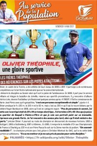 Olivier Théophile, une gloire sportive