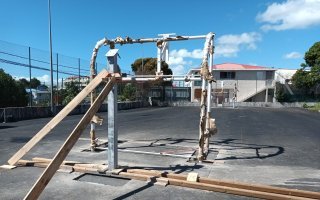 Les travaux du plateau sportif de Mare-Gaillard se poursuivent