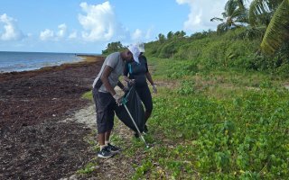 Clean ton quartier : une opération environnementale pour nettoyer la plage des Salines
