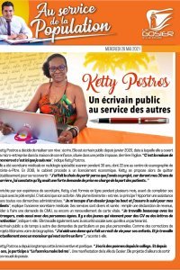 Ketty Postros, écrivain public au service des autres