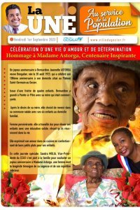 C&eacute;l&eacute;bration d'une vie d'amour et d&eacute;termination hommage &agrave; Madame Atroga, centenaire inspirante