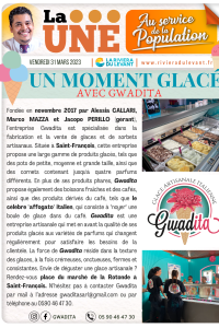 Un moment glac&eacute; avec Gwadita