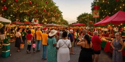 Appel à candidatures : Stands du village de Noël au Gosier