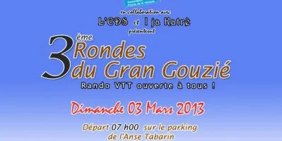 COMMUNIQUÉ DE PRESSE : Rondes du Gran Gouzié du dimanche 3 mars dès 7h au Gosier