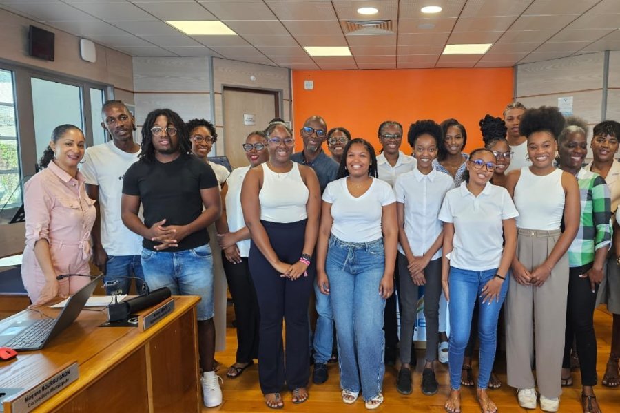 La municipalit&eacute; du Gosier accueille 16 jeunes volontaires en service civique