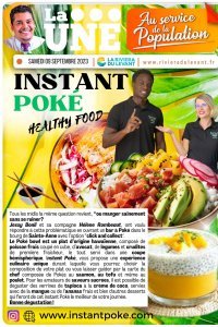 Instant pok&eacute; healthy food