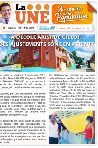 &Agrave; l'&eacute;cole Aristide Gillot, des ajustements sont en attente 