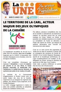 Le territoire de la CARL, acteur majeur des jeux olympiques de la Cara&iuml;be