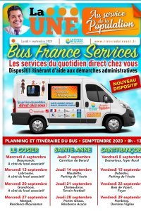 BUS FRANCE SERVICES : Dispositif itinérant d'aide aux démarches administratives 