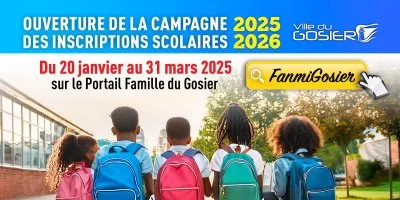 Ouverture campagne des inscriptions scolaires - Rentrée 2025