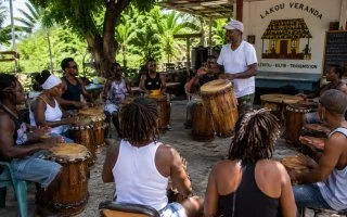 Atelier d'apprentissage du Gwo Ka au Gosier