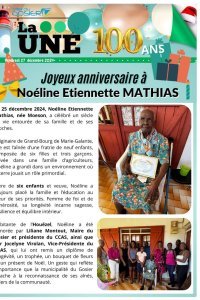 Joyeux anniversaire à Noéline Etiennette Mathias