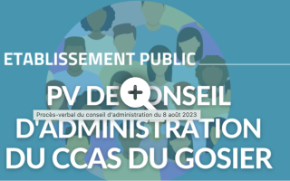 Le PV du conseil d'administration du 23 octobre 2023 