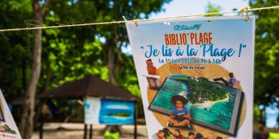 Le Biblio'Plage de l'îlet du Gosier