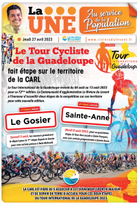 Le tour cycliste de la Guadeloupe fait étape sur le territoire de la Carl