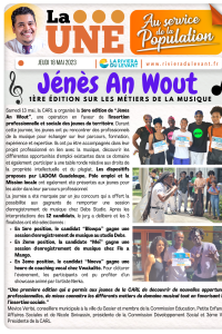 J&eacute;n&egrave;s An Wout 1&egrave;re &eacute;dition sur les m&eacute;tiers de la musique