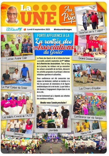 Forte affluence à la Rentrée des associations du Gosier