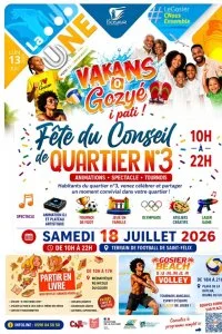 Vakans o Gozyé : les animations du 18 juillet 