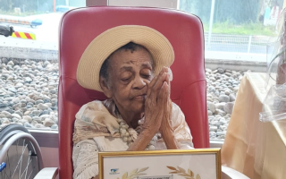 Lydie Jeanne née Calas fête ses 101 ans au Domaine de Choisy