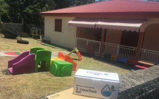 Des masques pour les structures de la petite enfance au Gosier