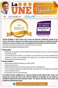 Qualivilles : le r&eacute;sultat des enqu&ecirc;tes de satisfaction