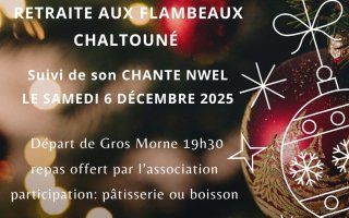 Retraite aux flambeaux chaltouné avec les amis de Saint-Félix