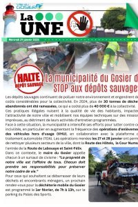 La municipalité du Gosier dit STOP aux dépôts sauvages
