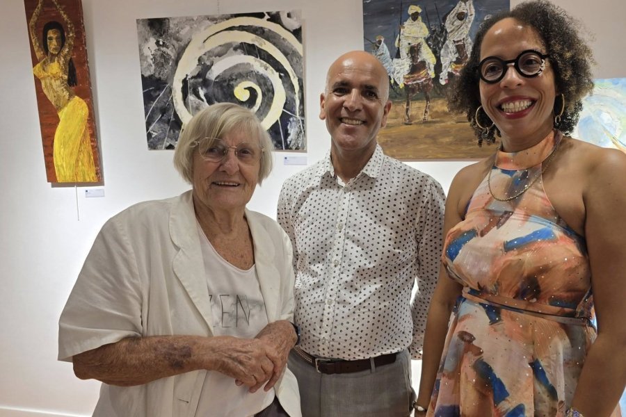  Vernissage de l'exposition "trois regards d'artistes