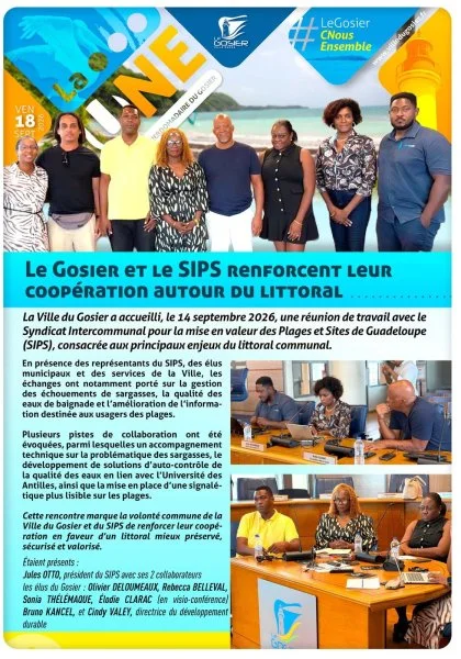 Le Gosier et le SIPS renforcent leur coopération autour du littoral