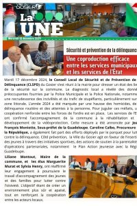 Sécurité et prévention de la délinquance : une coproduction efficace entre les services municipaux et les services de l'Etat