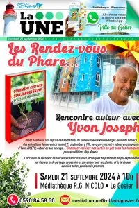 Les rendez-vous du Phare : rencontre auteur avec Yvon Joseph