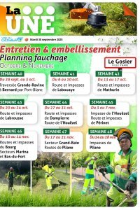 Entretien et embéllissement - planning de fauchage