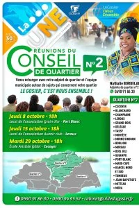 Réunions des conseil de quartier N°2