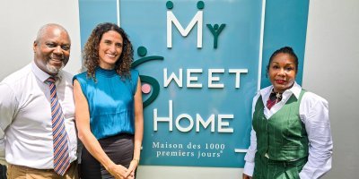 Sweet Home : Inauguration de la maison des mille premiers jours à Bas-du-Fort