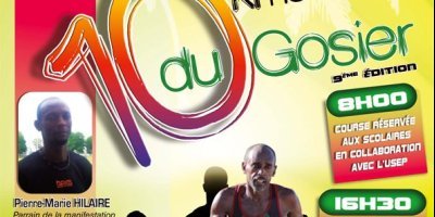 10 km du Gosier : Une course pédestre hors-stade, désormais labellisée ! L'unique en Guadeloupe dans sa catégorie.