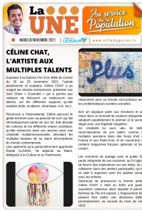 C&eacute;line Chat, L'artiste aux multiples talents 