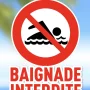 Interdiction de baignade sur les plages du Gosier