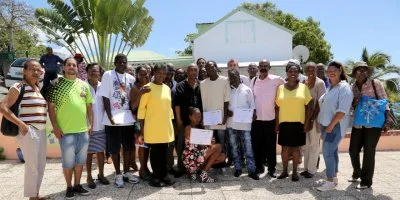 Inauguration du jardin créatif et évolutif avec l'association AI-TI et Flè a Mango