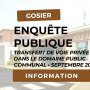 Ouverture enquête publique relative au transfert d'office de la voie privée "Impasse Dufait" dans le domaine public communal