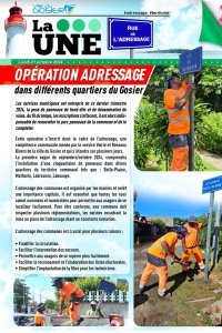 Opération adressage dans différents quartiers du Gosier