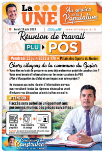 R&eacute;union de travail PLU > POS
