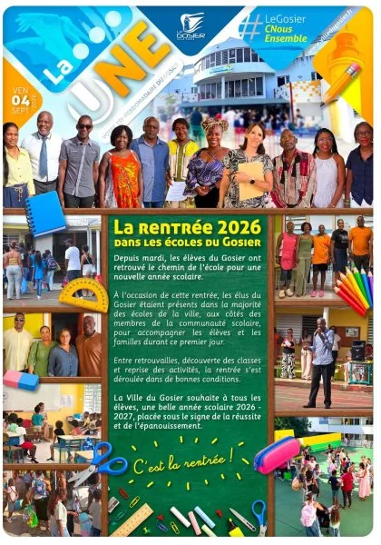 La rentrée 2026 dans les écoles du Gosier