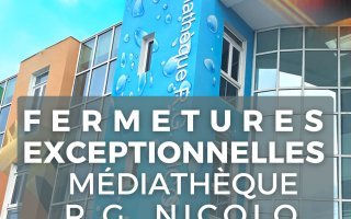 Fermeture temporaire de la médiathèque Nicolo du Gosier