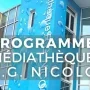 Programme mensuel des animations de la médiathèque Raoul Georges Nicolo