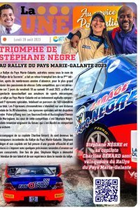 Triomphe de St&eacute;phane N&egrave;gre au rallye du pays Marie-Galante 2023