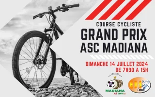 Course cycliste "Grand Prix de l'ASC Madiana" de l'Espoir du Sud